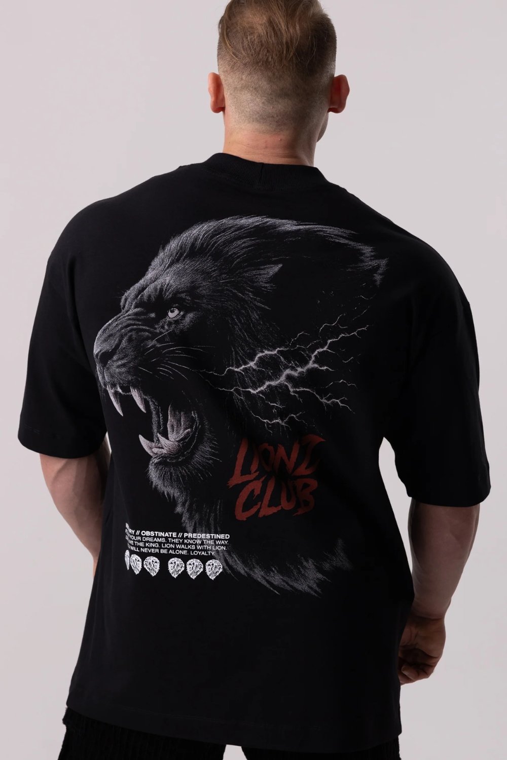 L11 (4) Thunder Roar Oversized Tee - Image 5