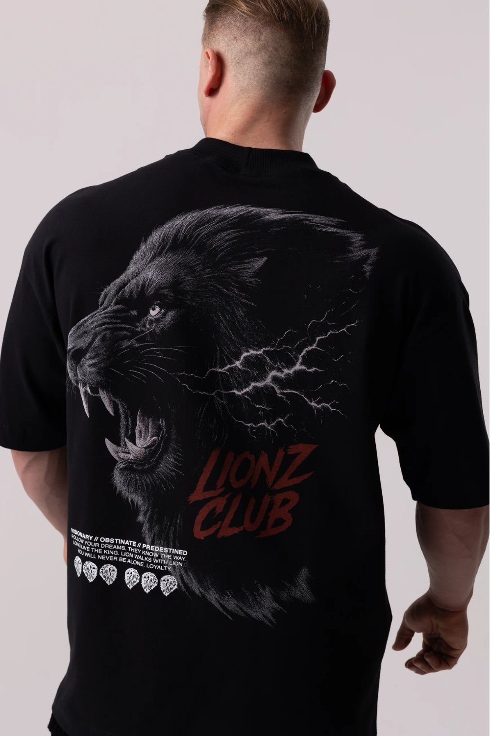 L11 (6) Thunder Roar Oversized Tee - Image 4